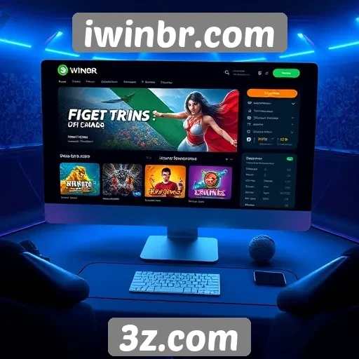 Exploração da interface do usuário do iwinbr.com